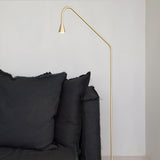 Modern Geometric Architectural Metal Standing Floor Lamp for Contemporary Living Spaces