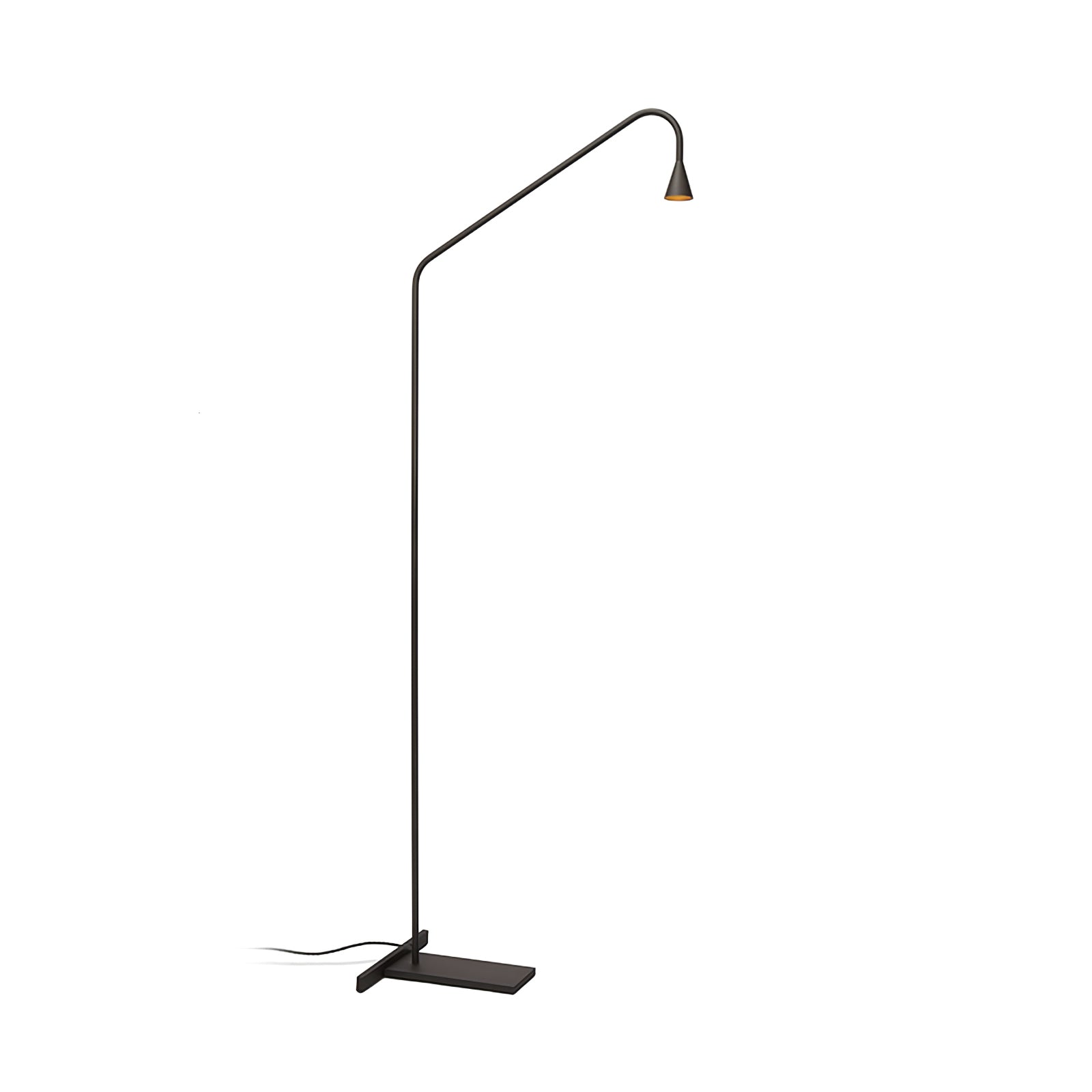 Modern Geometric Architectural Metal Standing Floor Lamp for Contemporary Living Spaces