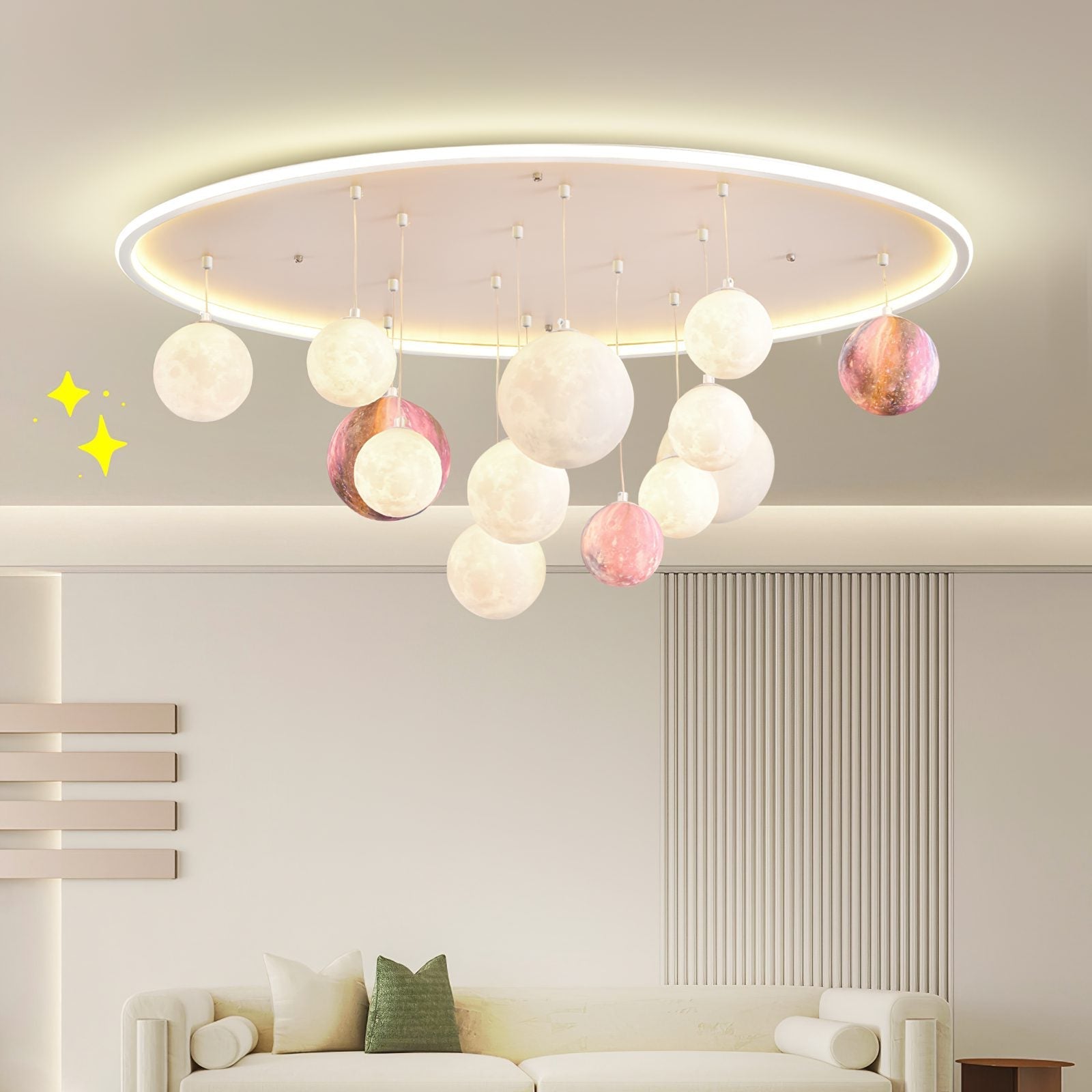 modern-rainbow-planet-integrated-led-ceiling-light-fixture-with-three-color-modes