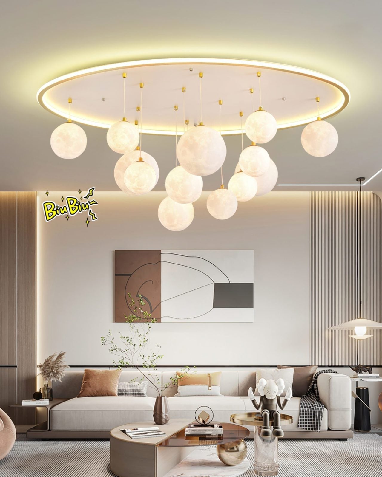 modern-rainbow-planet-integrated-led-ceiling-light-fixture-with-three-color-modes