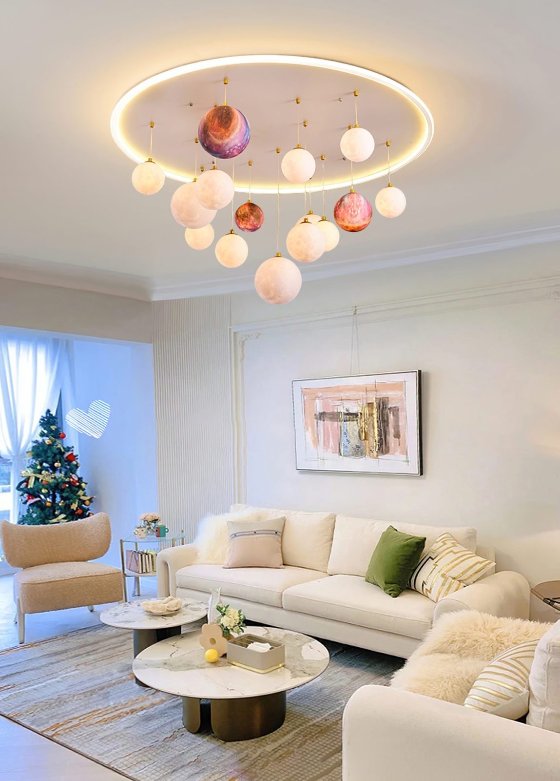 modern-rainbow-planet-integrated-led-ceiling-light-fixture-with-three-color-modes