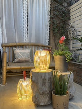 Modern Rechargeable LED Lantern Table Lamp Waterproof Outdoor Portable Task Light