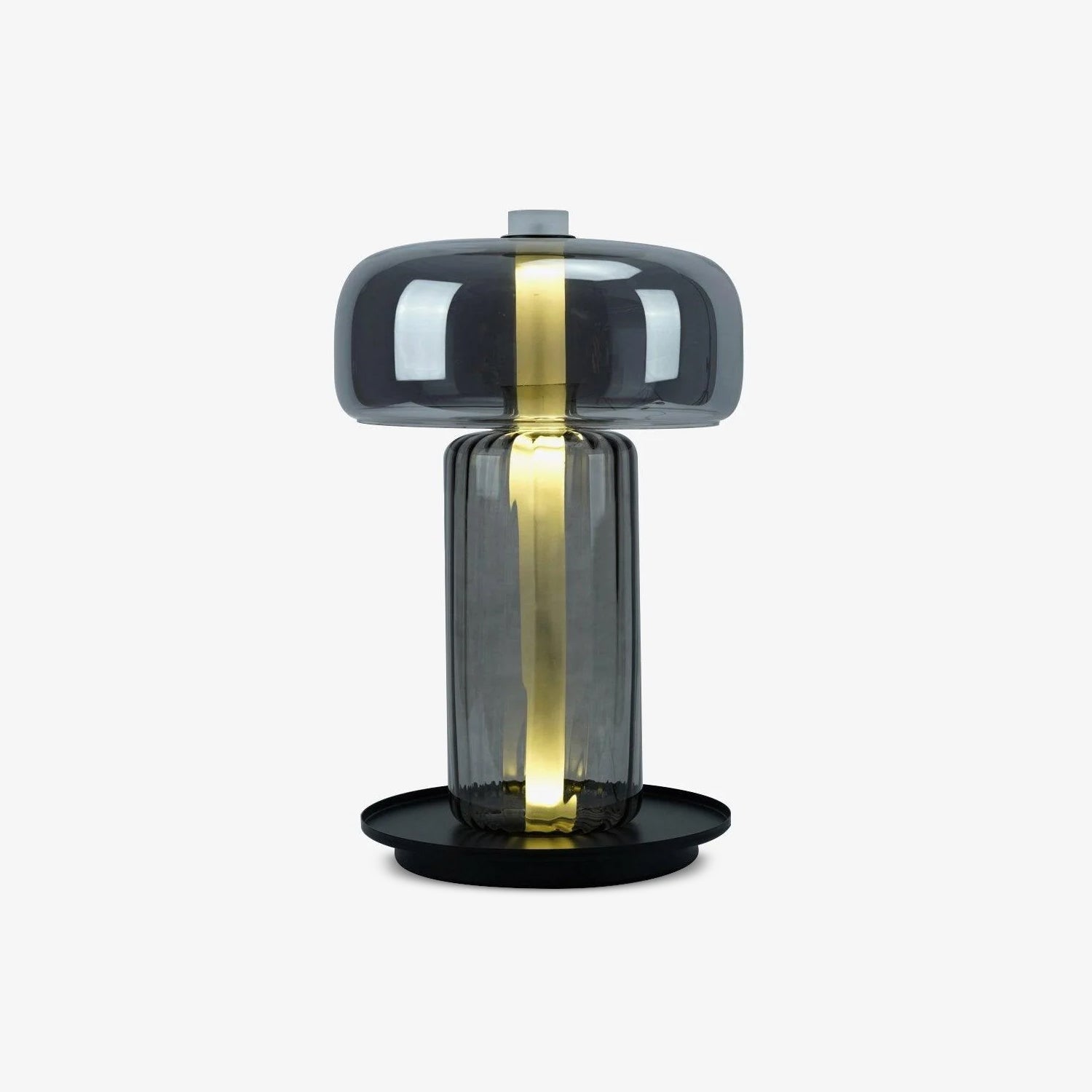 Rapanui Hand Blown Glass Table Lamp with Touch Sensor and Integrated LED Lighting