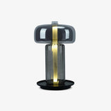 Rapanui Hand Blown Glass Table Lamp with Touch Sensor and Integrated LED Lighting