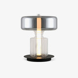 Rapanui Hand Blown Glass Table Lamp with Touch Sensor and Integrated LED Lighting