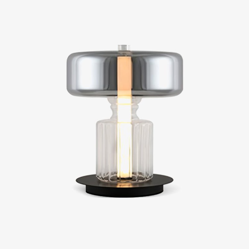 Rapanui Hand Blown Glass Table Lamp with Touch Sensor and Integrated LED Lighting