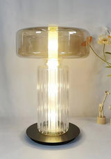 Rapanui Hand Blown Glass Table Lamp with Touch Sensor and Integrated LED Lighting