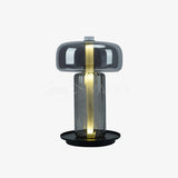 Rapanui Hand Blown Glass Table Lamp with Touch Sensor and Integrated LED Lighting