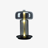 Rapanui Hand Blown Glass Table Lamp with Touch Sensor and Integrated LED Lighting