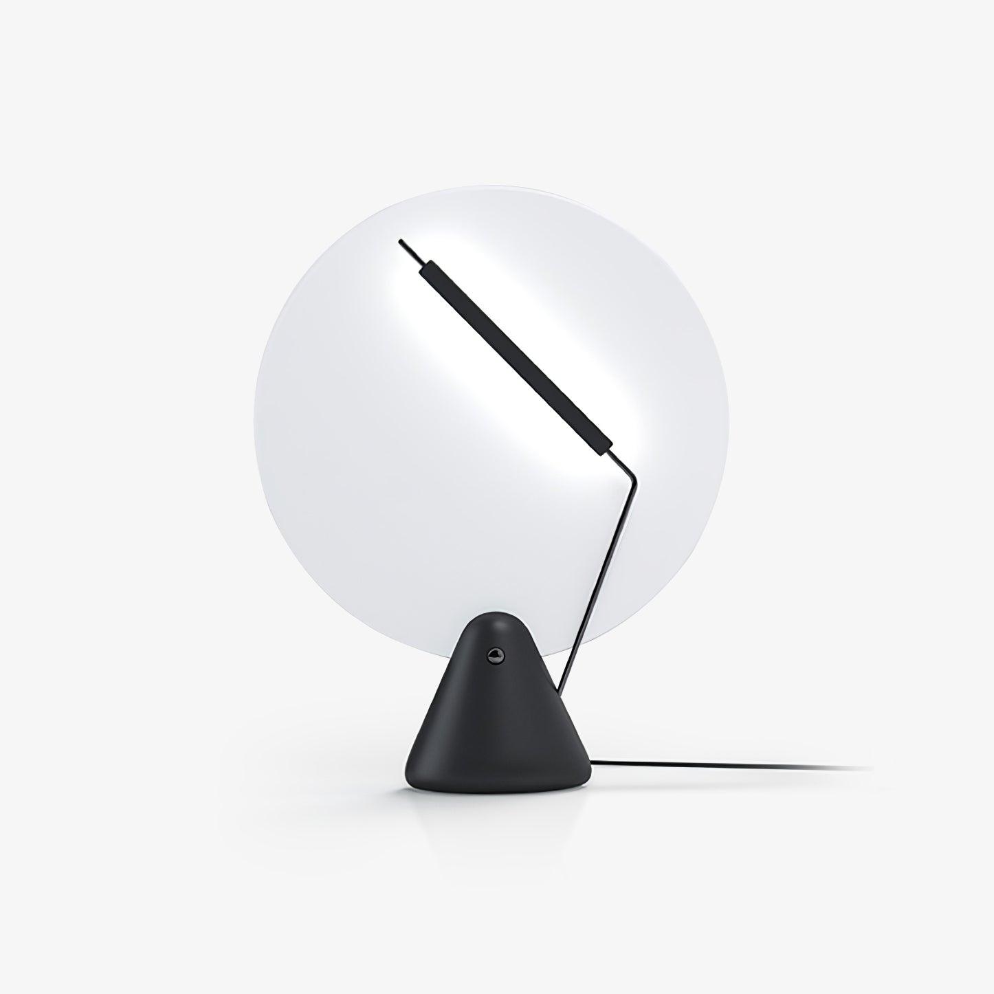 Modern Retro Record Player Style LED Bedside Lamp Vintage Inspired Table Lighting