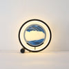 3D Moving Sand Landscape Table Lamp with Built in Battery and Adjustable LED Lighting for Home Decor