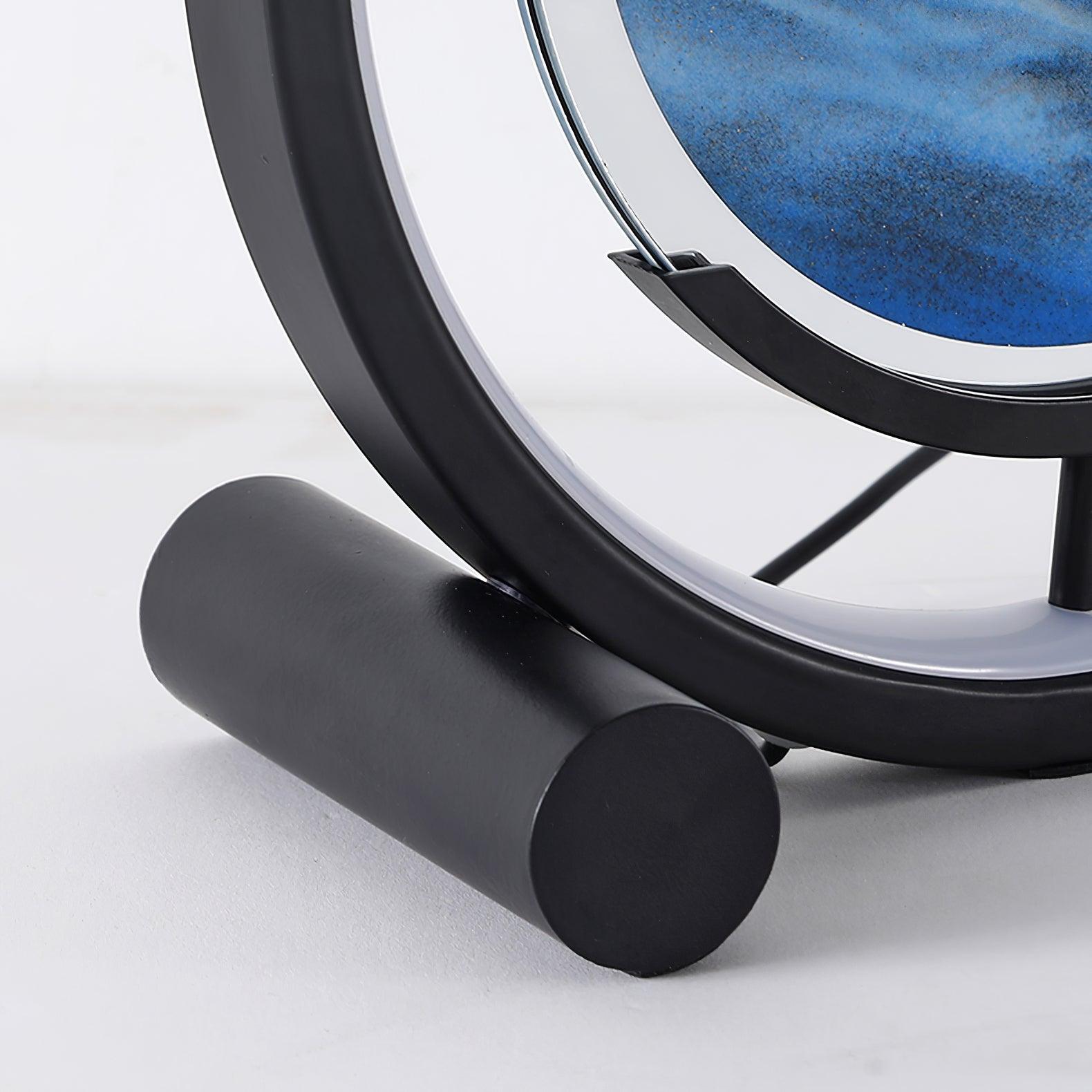 3D Moving Sand Landscape Table Lamp with Built in Battery and Adjustable LED Lighting for Home Decor