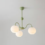modern-ribbed-glass-globe-chandelier-metal-frame-pendant-light-for-living-room-and-dining-space