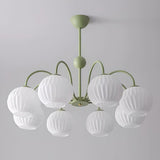 modern-ribbed-glass-globe-chandelier-metal-frame-pendant-light-for-living-room-and-dining-space