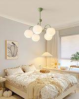 modern-ribbed-glass-globe-chandelier-metal-frame-pendant-light-for-living-room-and-dining-space