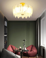 modern-retro-feather-style-gold-ceiling-chandelier-with-frosted-white-glass-globes