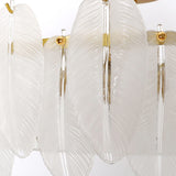 modern-retro-feather-style-gold-ceiling-chandelier-with-frosted-white-glass-globes