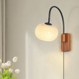 vintage-retro-glass-plug-in-wall-lamp-with-walnut-wood-base-for-interior-home-lighting