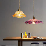 vintage-lotus-style-glass-pendant-lamp-with-copper-accents-for-dining-room