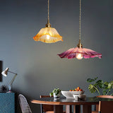 vintage-lotus-style-glass-pendant-lamp-with-copper-accents-for-dining-room