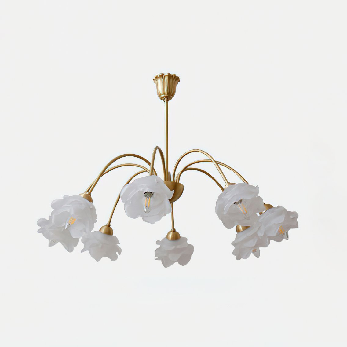 elegant-flower-petal-chandelier-vintage-glass-brass-hanging-light-fixture