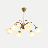elegant-flower-petal-chandelier-vintage-glass-brass-hanging-light-fixture