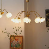 elegant-flower-petal-chandelier-vintage-glass-brass-hanging-light-fixture