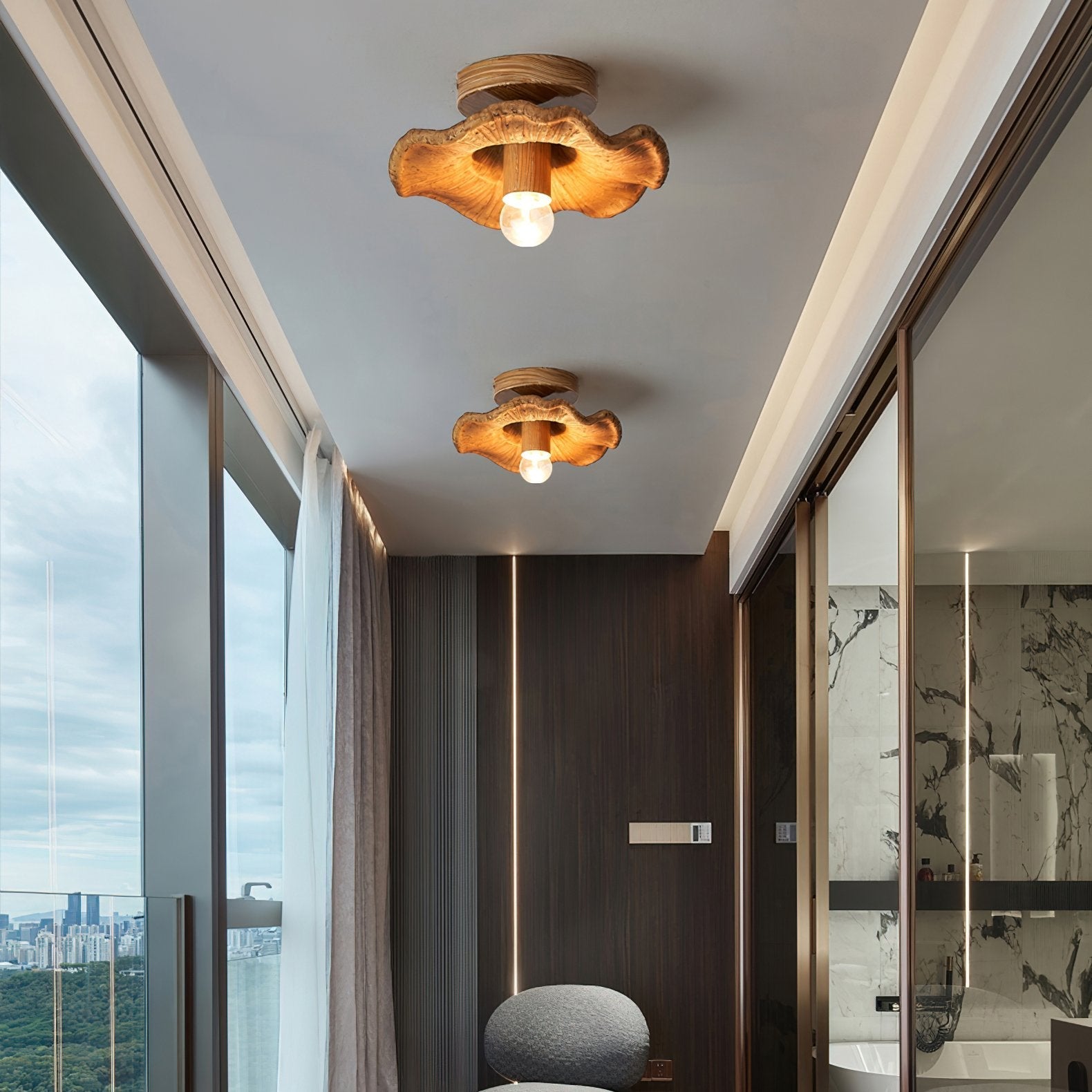 vintage-resin-flush-mount-ceiling-light-nordic-glass-shade-chandelier-for-home-decor
