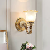 vintage-resin-wall-sconce-with-frosted-glass-shade-for-bedroom-and-hallway