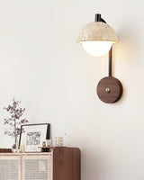 mid-century-retro-yellow-travertine-wall-sconce-lighting-with-wooden-base-and-metal-accents