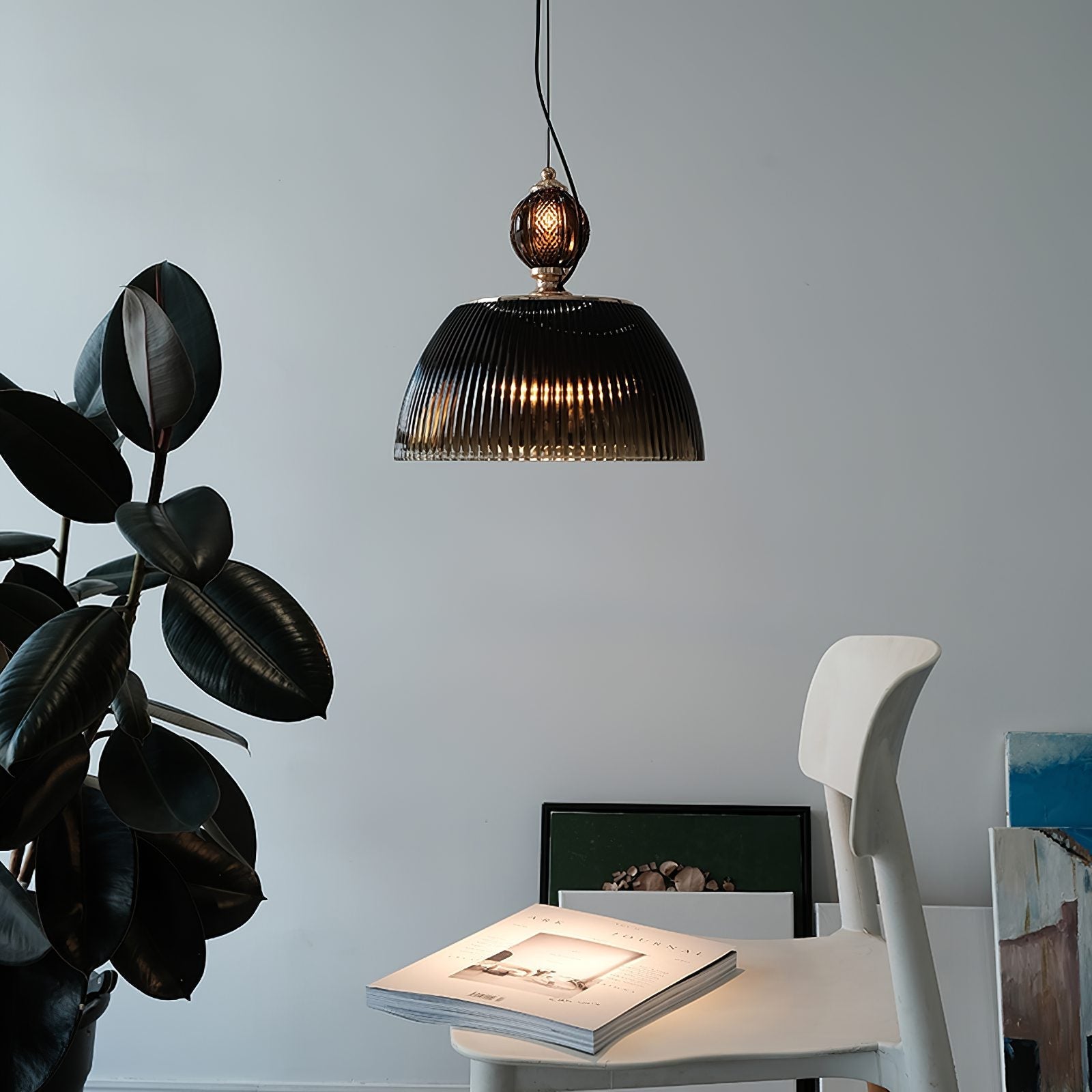 vintage-hand-blown-gradient-green-glass-pendant-light-for-dining-room-and-kitchen-island