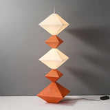 Modern Geometric Rhombus Cube LED Standing Floor Lamp for Interior Decor