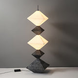 Modern Geometric Rhombus Cube LED Standing Floor Lamp for Interior Decor