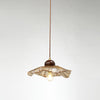 vintage-handcrafted-lotus-ribbed-glass-pendant-light-cognac-floral-ceiling-lamp-for-dining-room