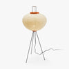 Japanese Rice Paper Floor Lamp Sculptural Mulberry Paper Standing Lantern Lighting
