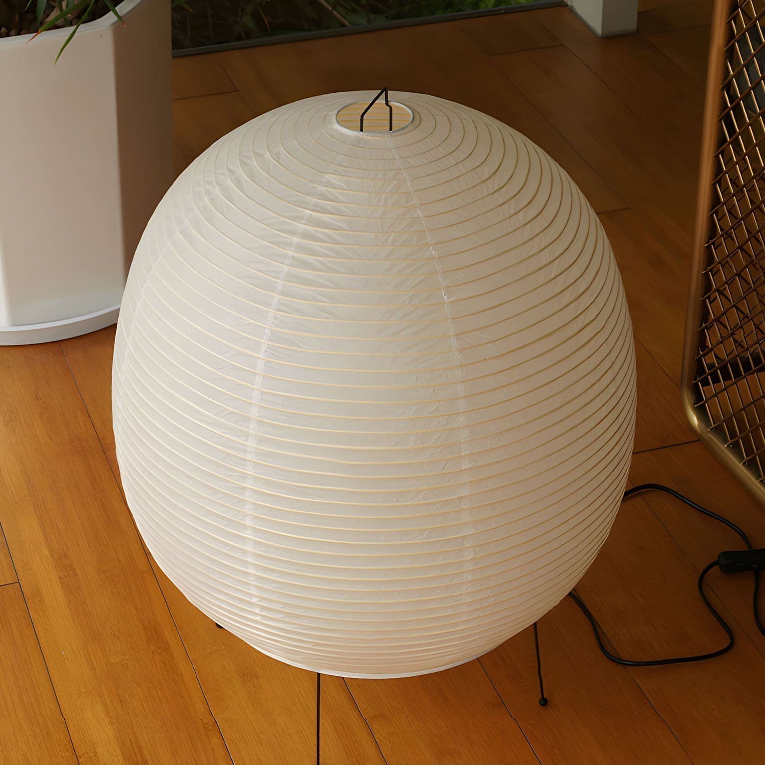 Modern Mulberry Rice Paper Lantern Table Lamp for Bedroom Reading and Minimalist Home Decor