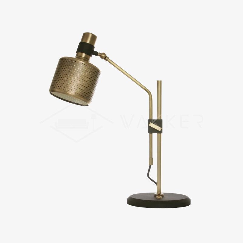 Riddle Perforated Metal Desk Lamp with Adjustable 270 Degree Rotating Head