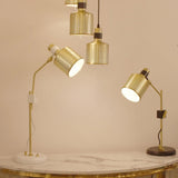 Riddle Perforated Metal Desk Lamp with Adjustable 270 Degree Rotating Head