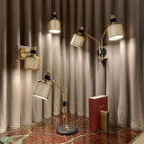Riddle Perforated Metal Desk Lamp with Adjustable 270 Degree Rotating Head