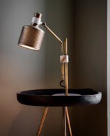 Riddle Perforated Metal Desk Lamp with Adjustable 270 Degree Rotating Head