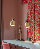 Riddle Perforated Metal Desk Lamp with Adjustable 270 Degree Rotating Head