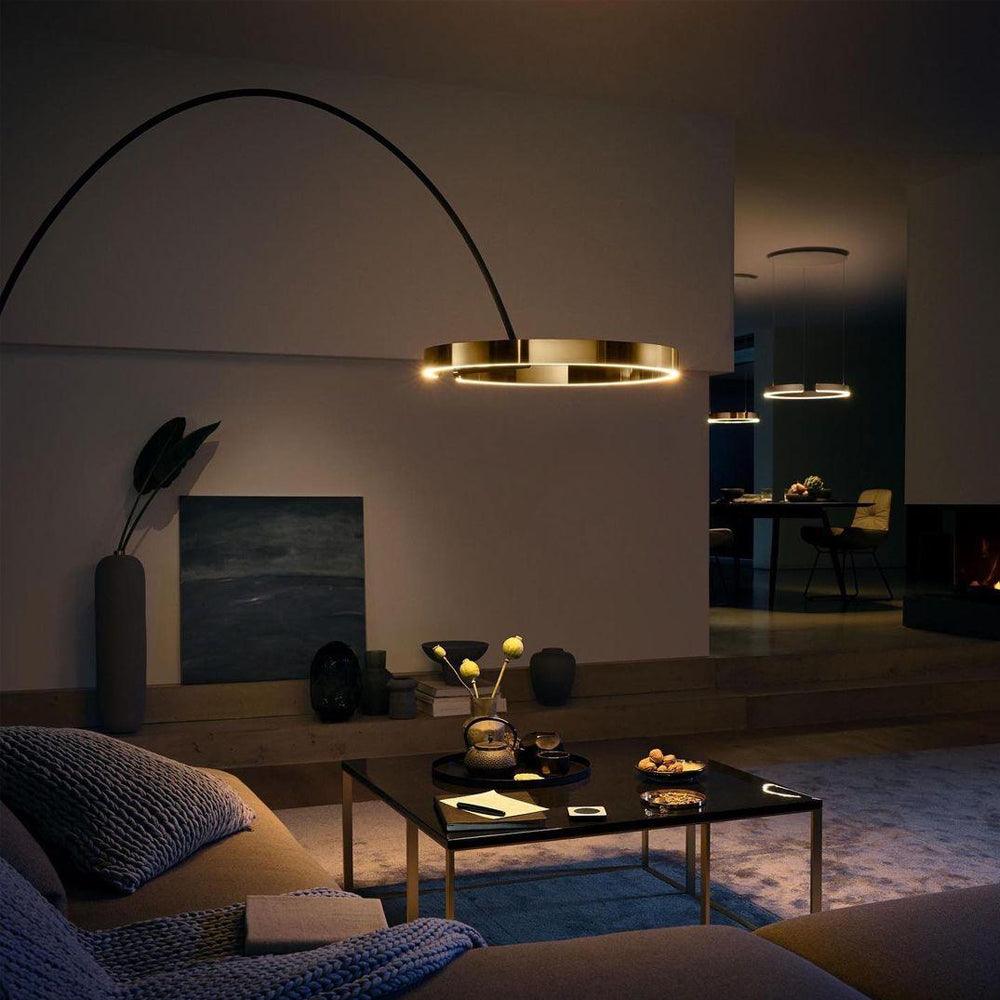 Modern Minimalist Ring Floor Lamp LED Standing Light for Living Room and Bedroom