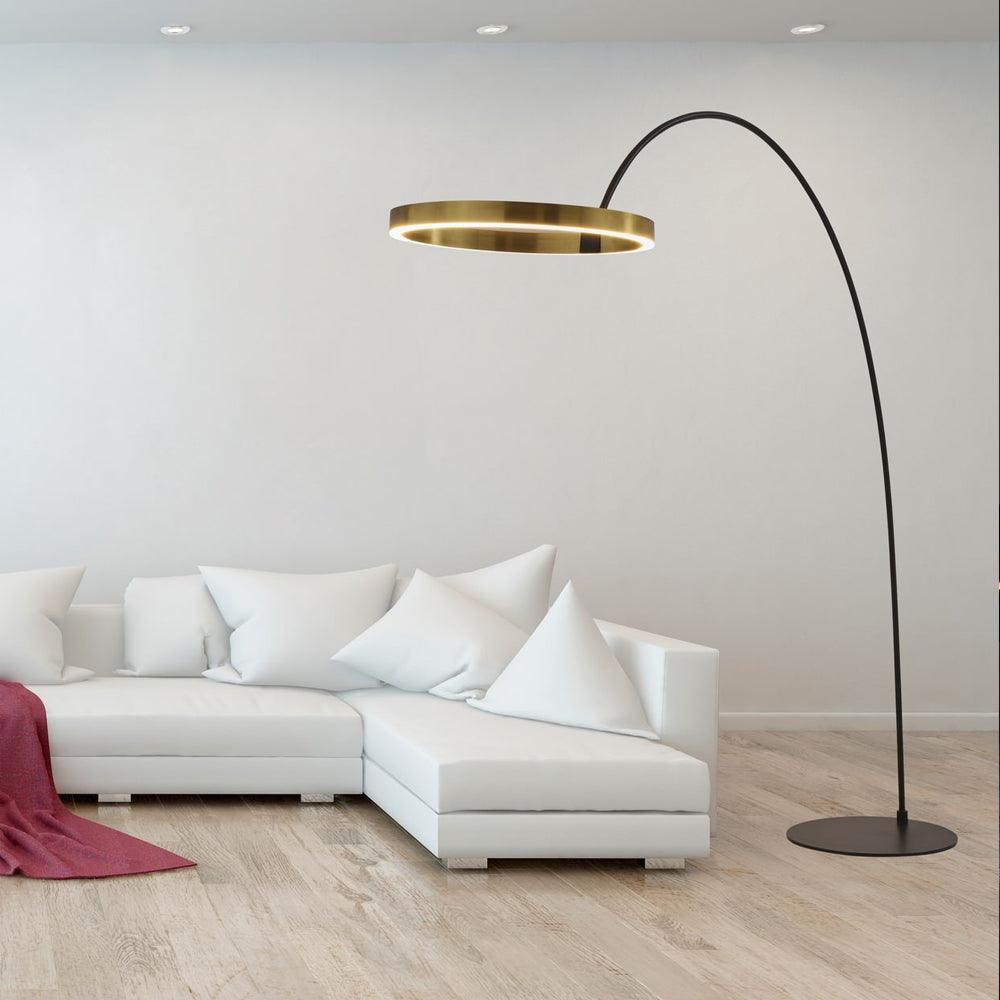 Modern Minimalist Ring Floor Lamp LED Standing Light for Living Room and Bedroom