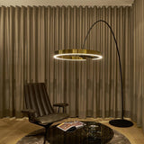 Modern Minimalist Ring Floor Lamp LED Standing Light for Living Room and Bedroom