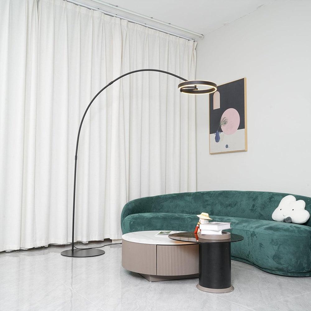 Modern Minimalist Ring Floor Lamp LED Standing Light for Living Room and Bedroom