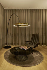 Modern Minimalist Ring Floor Lamp LED Standing Light for Living Room and Bedroom