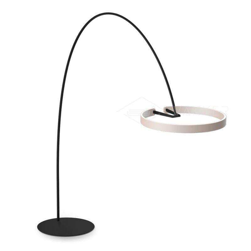 Modern Minimalist Ring Floor Lamp LED Standing Light for Living Room and Bedroom