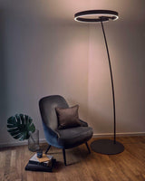 Modern Minimalist Ring Floor Lamp LED Standing Light for Living Room and Bedroom