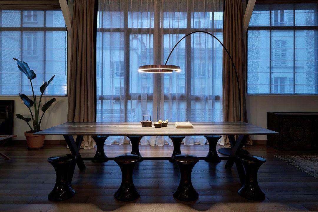 Modern Minimalist Ring Floor Lamp LED Standing Light for Living Room and Bedroom
