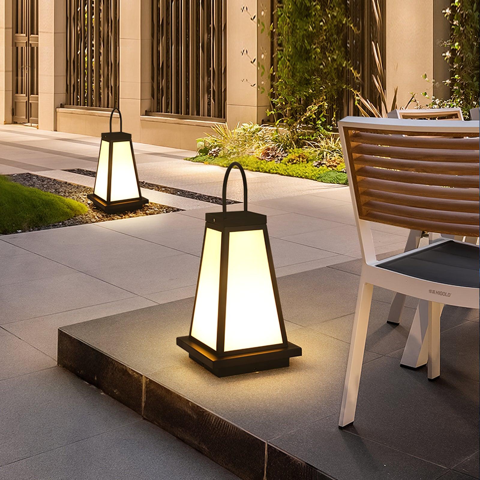 Modern Roam Lantern Outdoor Garden Landscape Table Lamp with IP65 Waterproof Rating